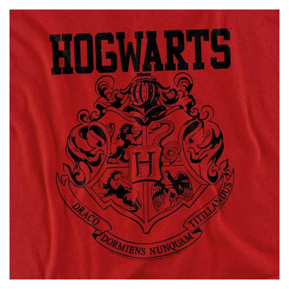 Harry Potter Maglietta aderente con design Hogwarts  