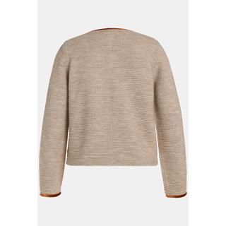 Ulla Popken Cardigan Girocollo Maniche Lunghe  