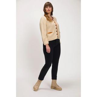 Ulla Popken Cardigan Girocollo Maniche Lunghe  