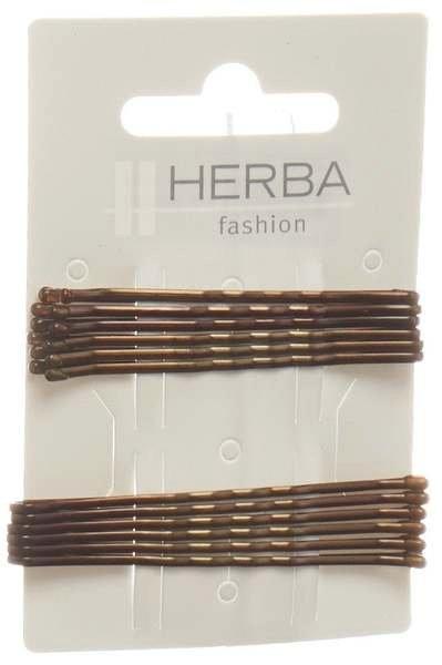 HERBA  gewellt, braun, 12 Stk., 6 + 6.5 cm 