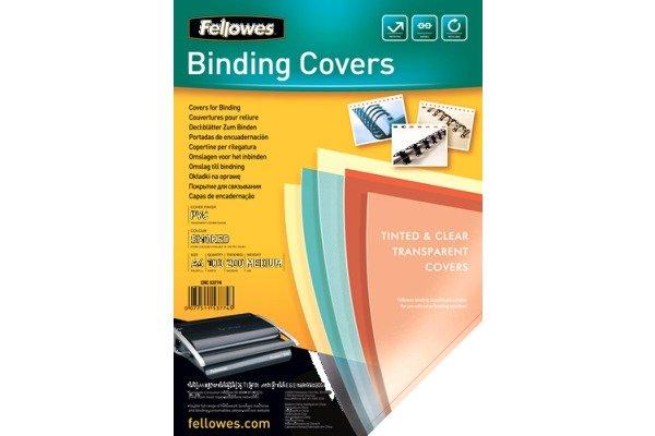 Fellowes  FELLOWES Deckblatt 200mic A4 5377401 grau transp. 100 Stück 