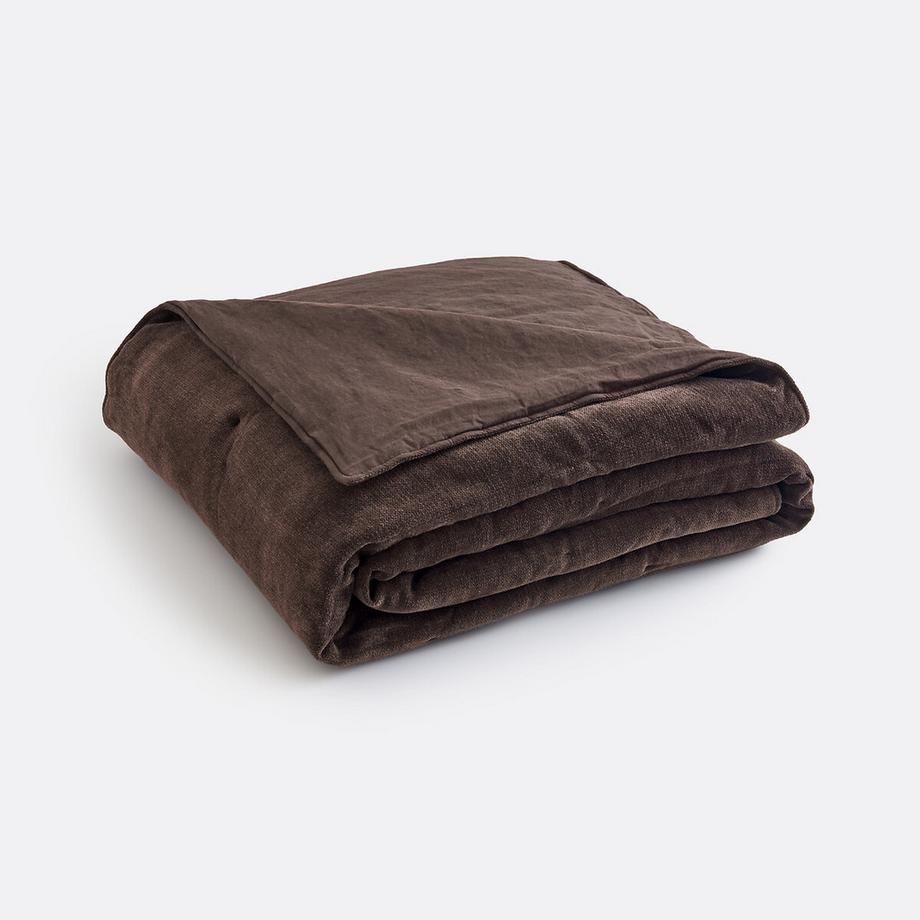 AM.PM Couvre lit velours de chenille  