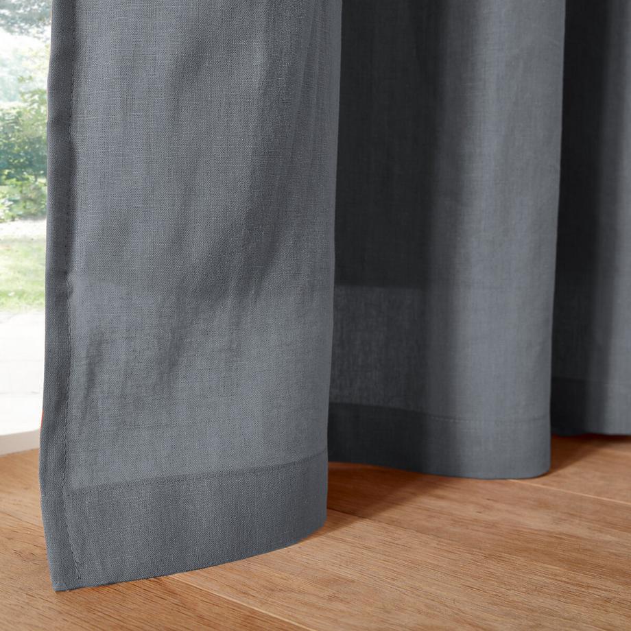 La Redoute Intérieurs  Rideau occultant lin lavé à oeillets Onega 