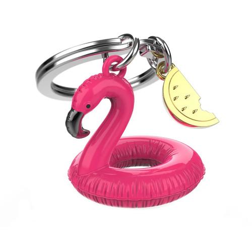 MTM Gifts  Schlüsselanhänger Flamingo-Schwimmring 