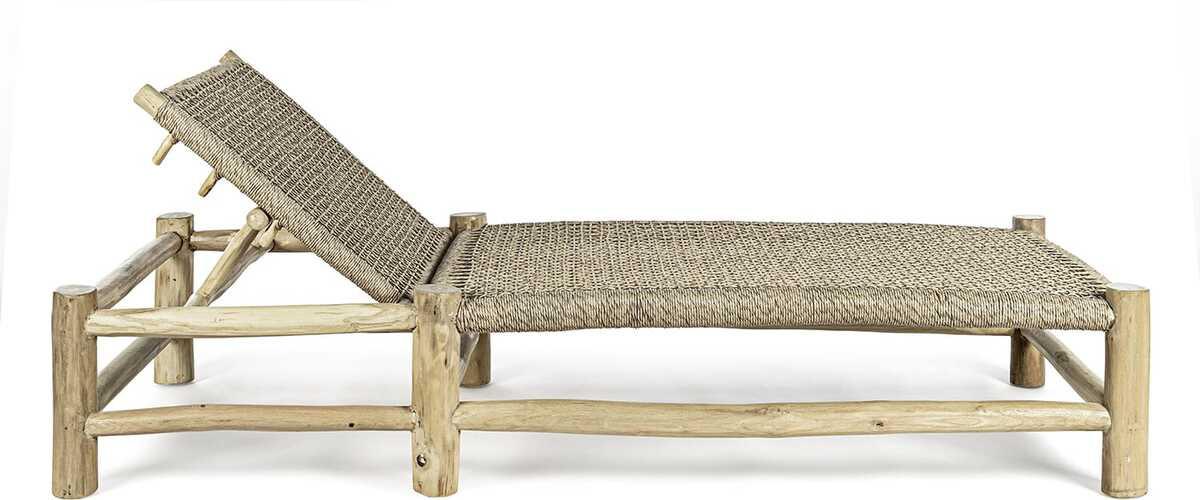 mutoni Chaise longue de jardin Lampok  