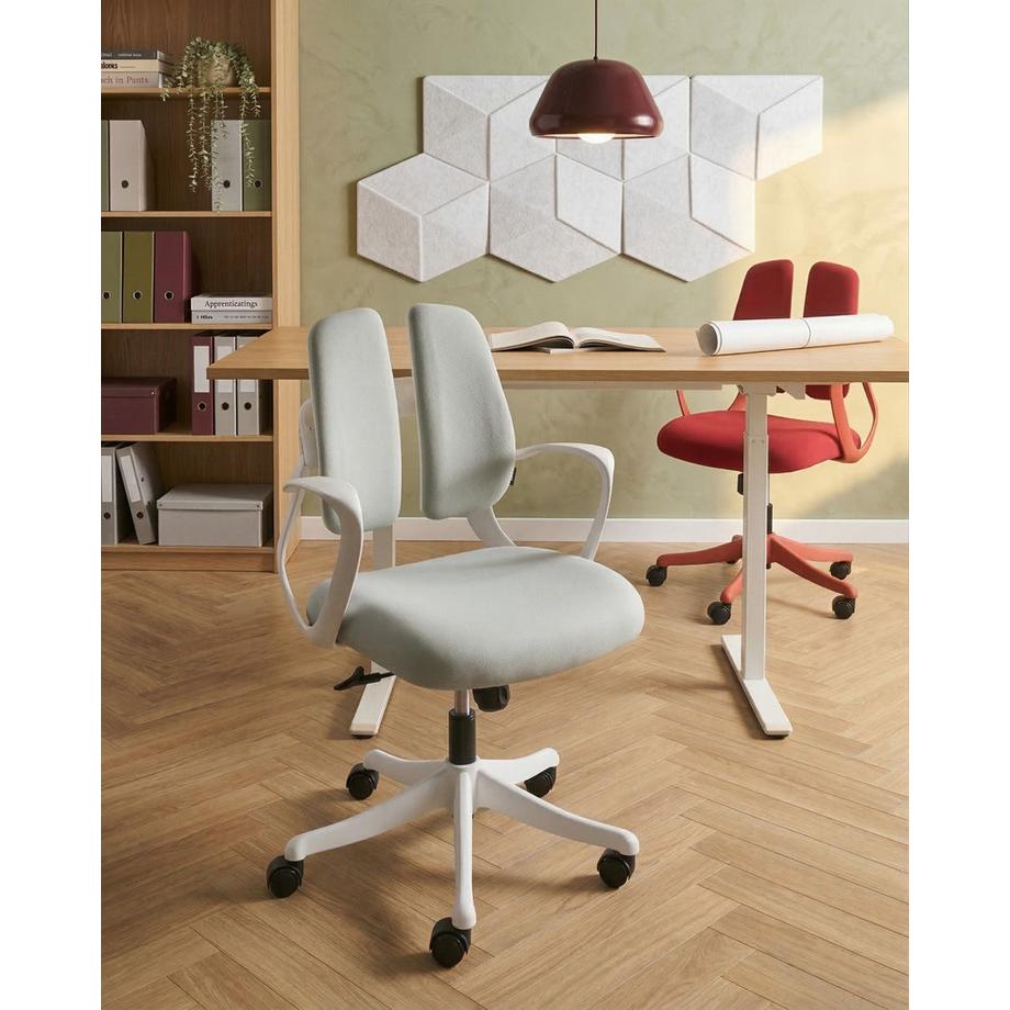 Beliani Chaise de bureau en Tissu Moderne ORIVO  