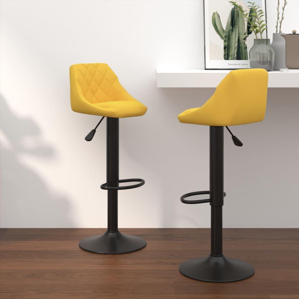 VidaXL Tabouret de bar velours  