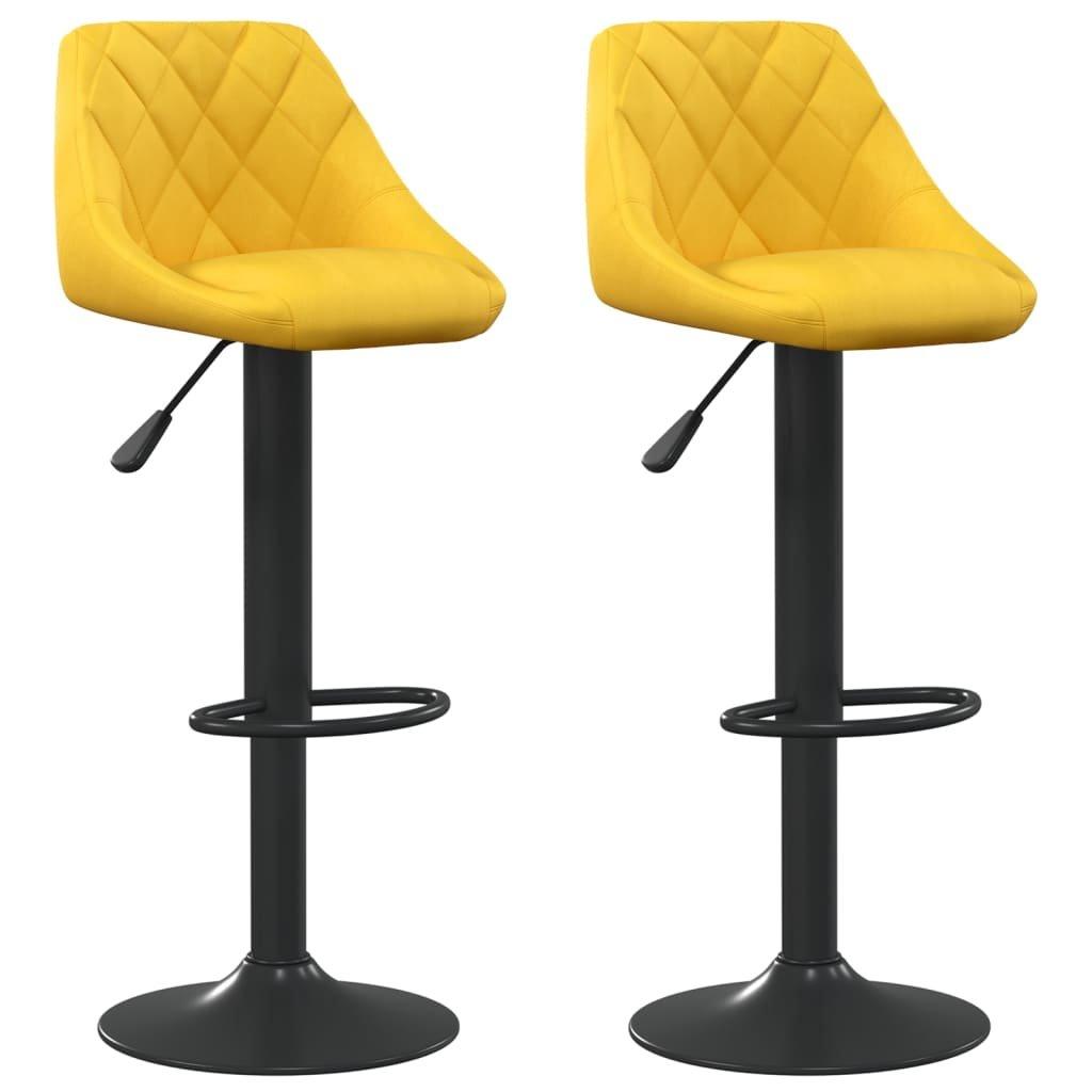 VidaXL Tabouret de bar velours  