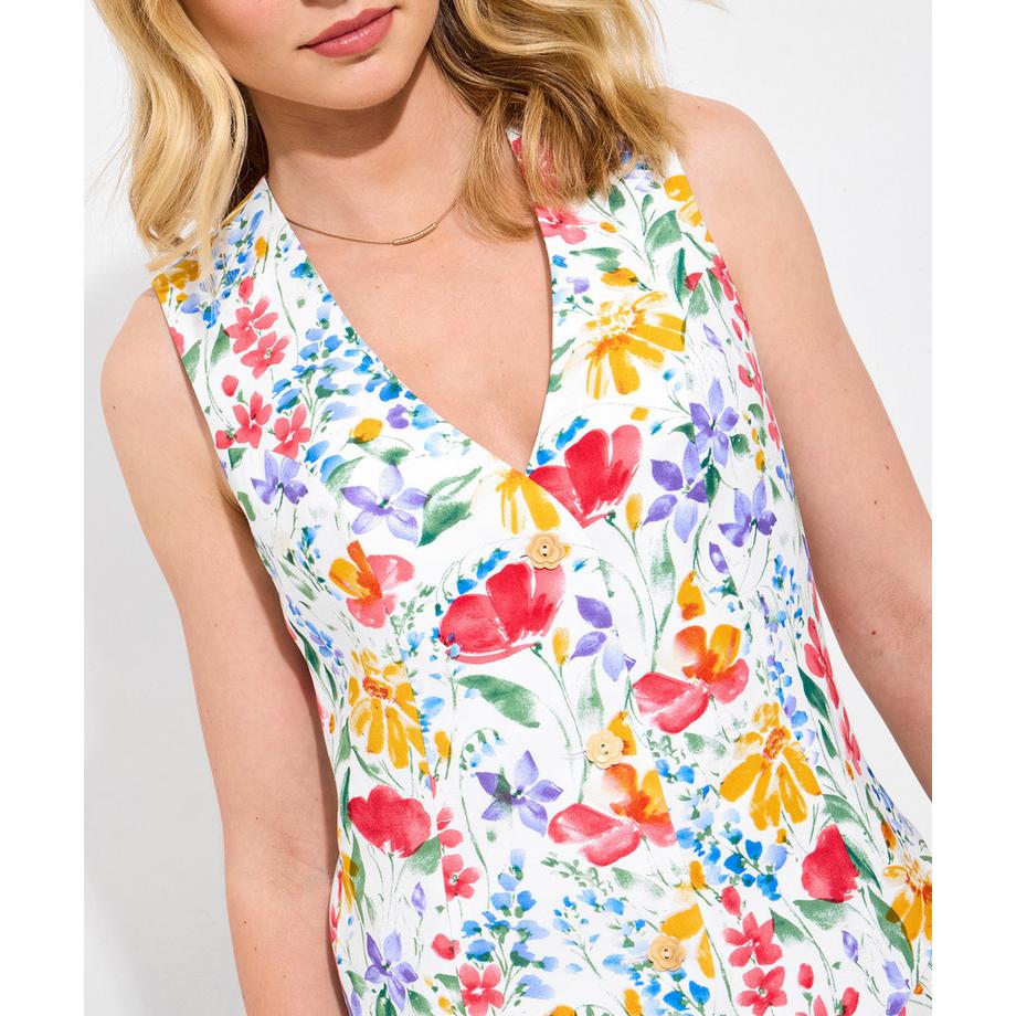 Joe Browns Gilet Coordinato con Motivo Floreale  