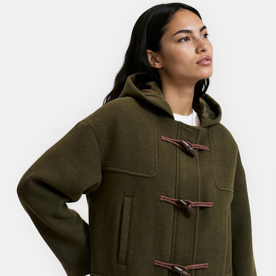 La Redoute Collections Long Duffle-coat à Capuche  