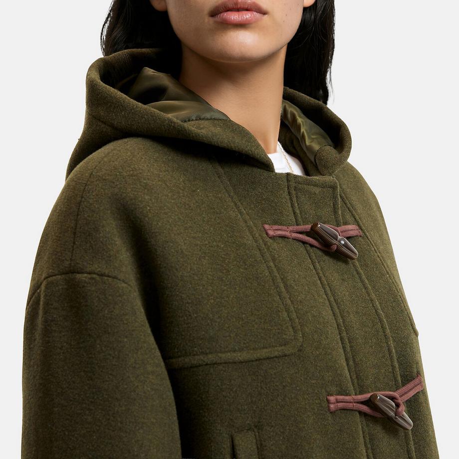 La Redoute Collections Long Duffle-coat à Capuche  