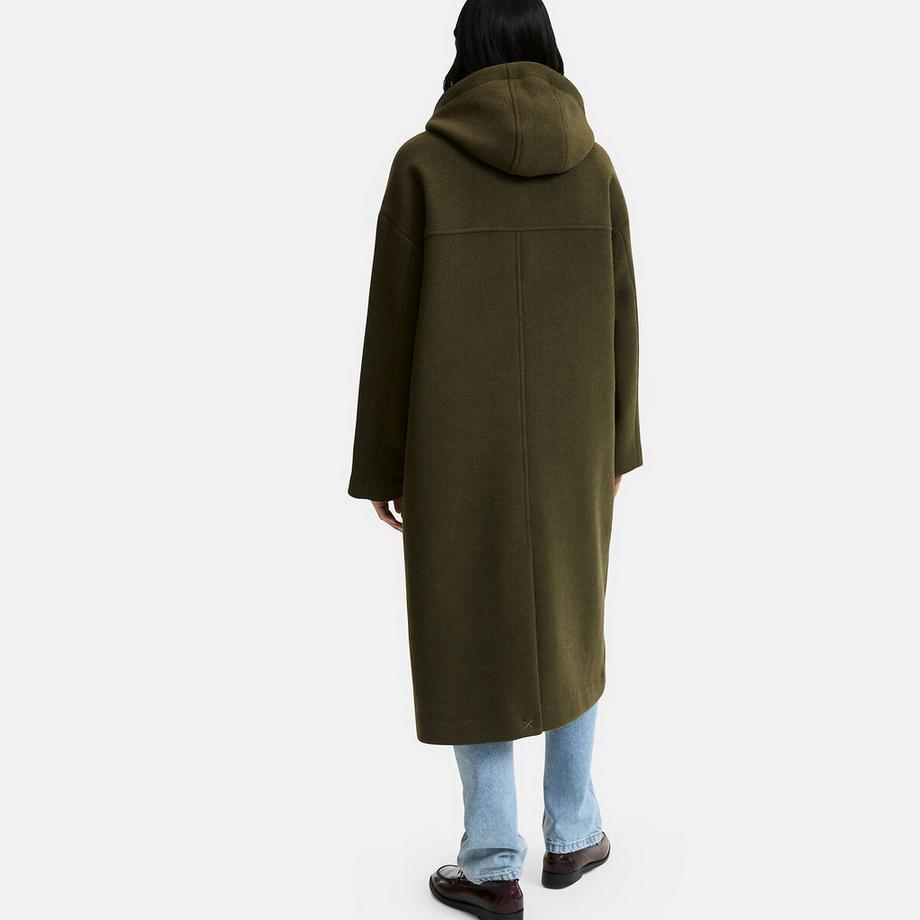 La Redoute Collections Long Duffle-coat à Capuche  