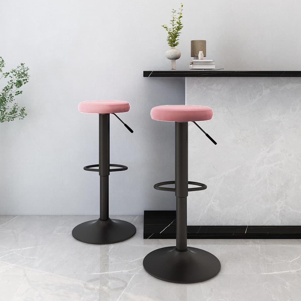 VidaXL Tabouret de bar velours  