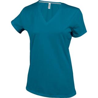Kariban Damen Slim Fit V-Ausschnitt T-Shirt  