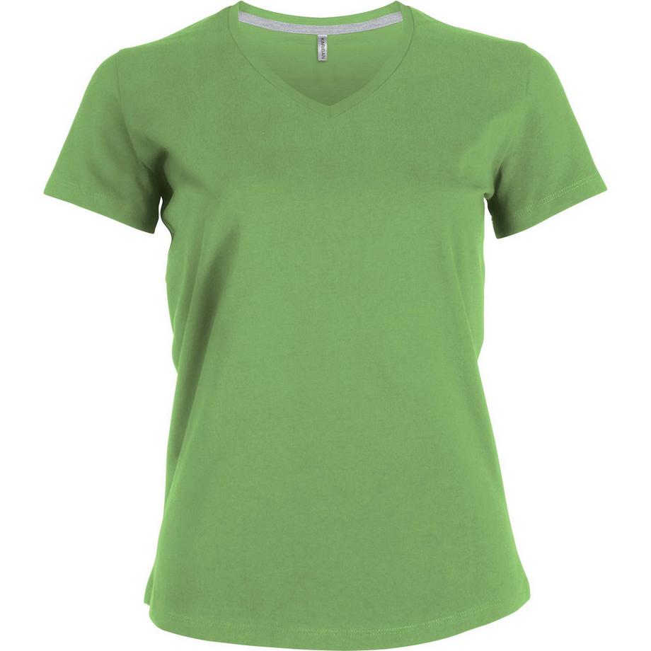 Kariban T-Shirt Femme Coupe Slim Col V  