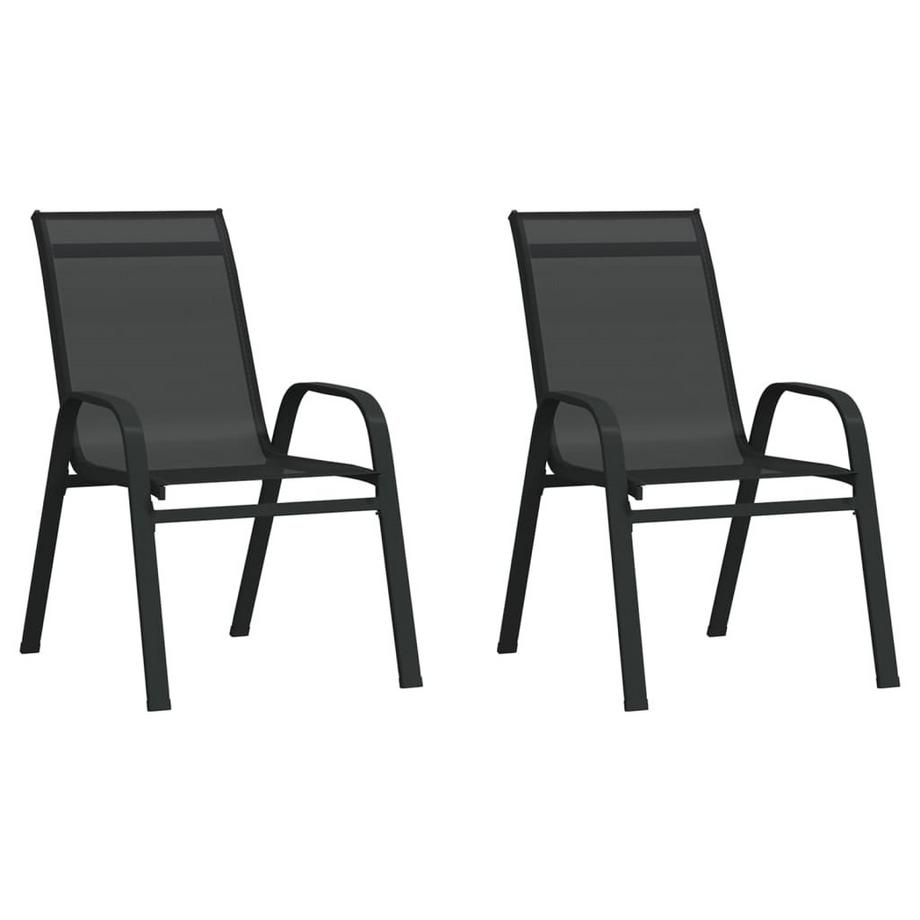 Chaise de jardin empilable tissu