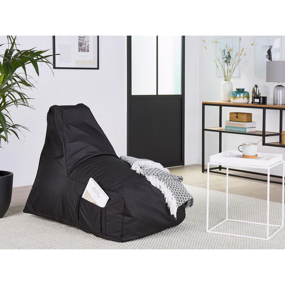 Beliani Pouf poire en Tissu Traditionnel SIESTA  