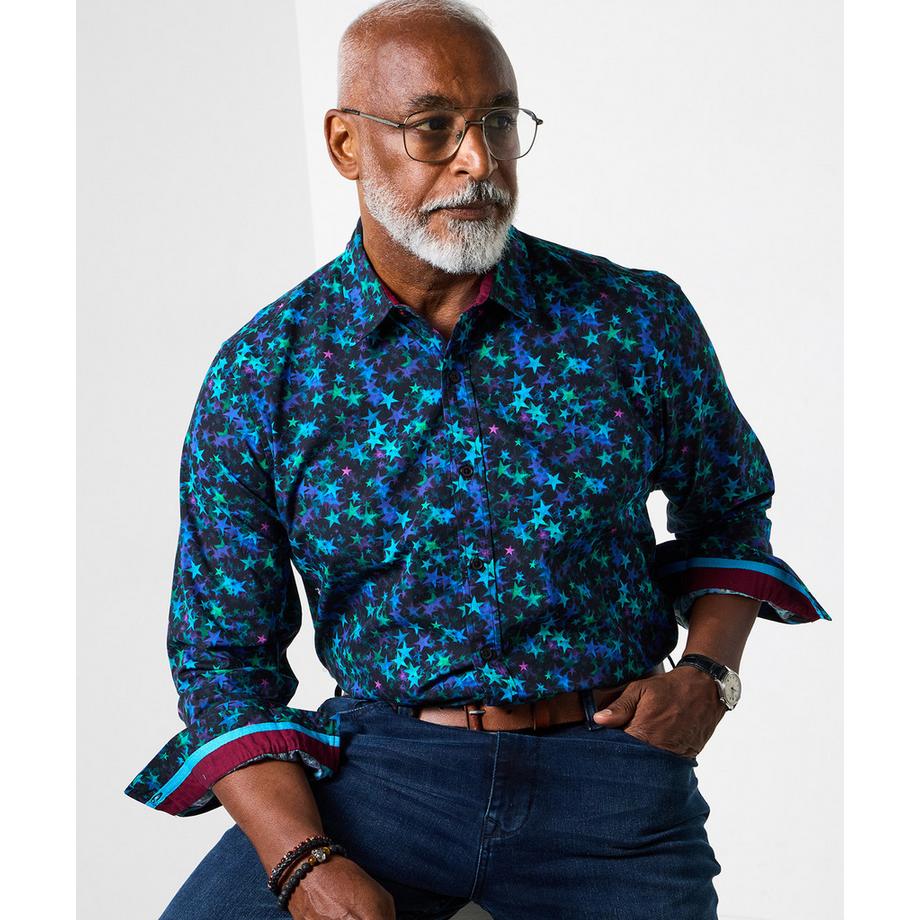 Joe Browns Camicia a maniche lunghe con colletto classico motivo a stelle  