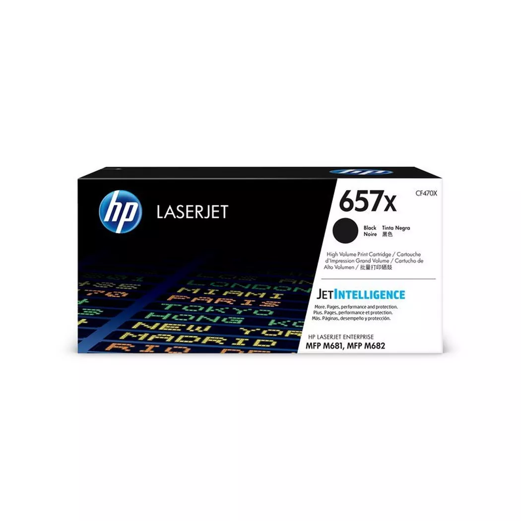 Hewlett-Packard – HP Toner-Modul 657X schwarz CF470X CLJ Enterprise M681 28’000 S., One Size