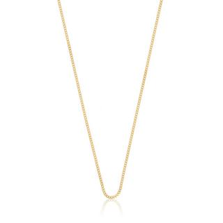 MUAU Schmuck  Collier Panzer Gelbgold 750, 1.2mm, 40cm 