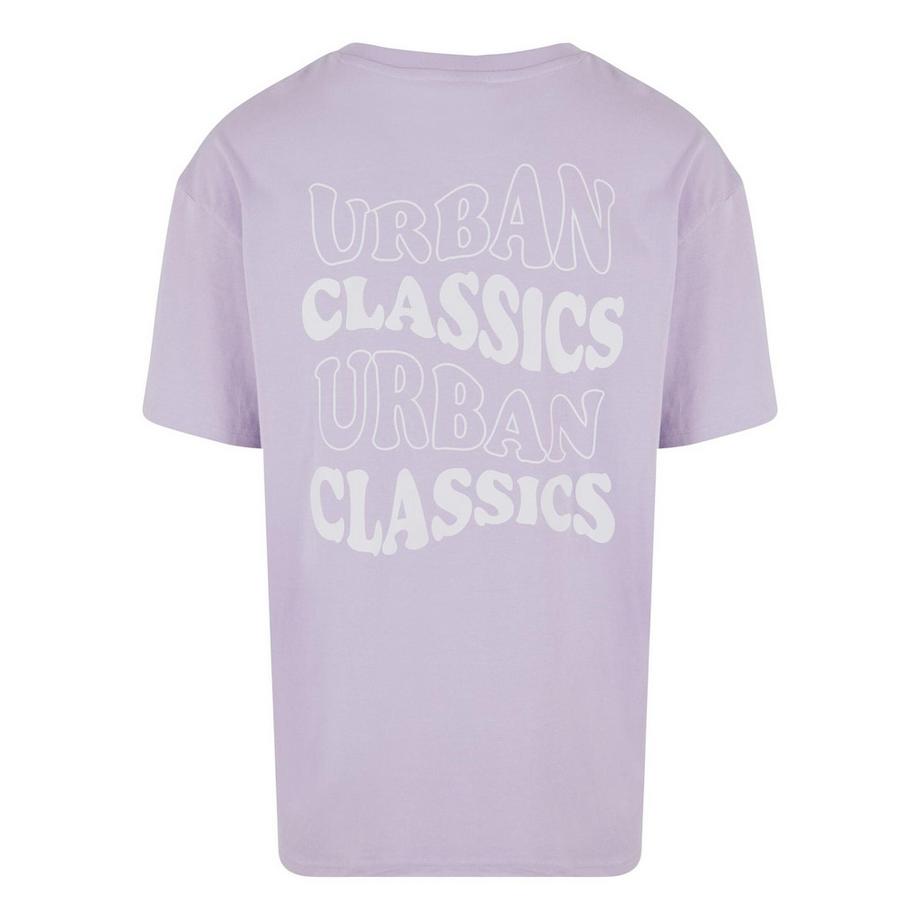 URBAN CLASSICS Weavy Logo Heavy T-Shirt Oversize  