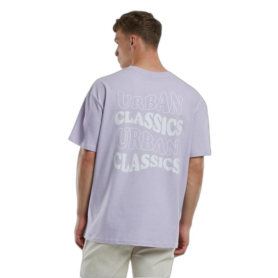 URBAN CLASSICS Weavy Logo Heavy T-Shirt Oversize  