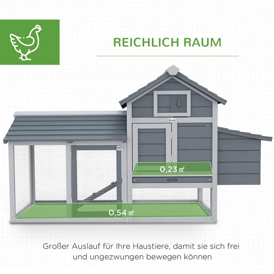 PawHut  Zwerghühnerstall 