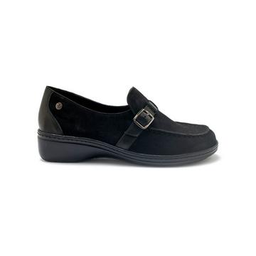 mocassins élastiqués en cuir