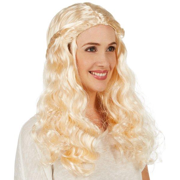 Tectake  Parrucca da donna - Nobile dama di corte medievale 