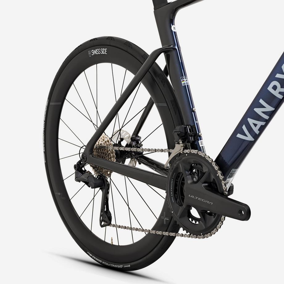 VAN RYSEL  Vélo de route Shimano Ultegra Di2 2x12v capteur de puissance, RCR PRO bleu nuit 