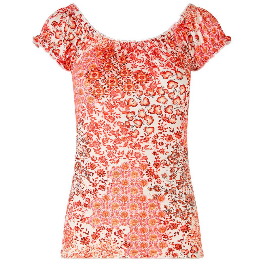 Joe Browns Top in Jersey Floreale Boho  