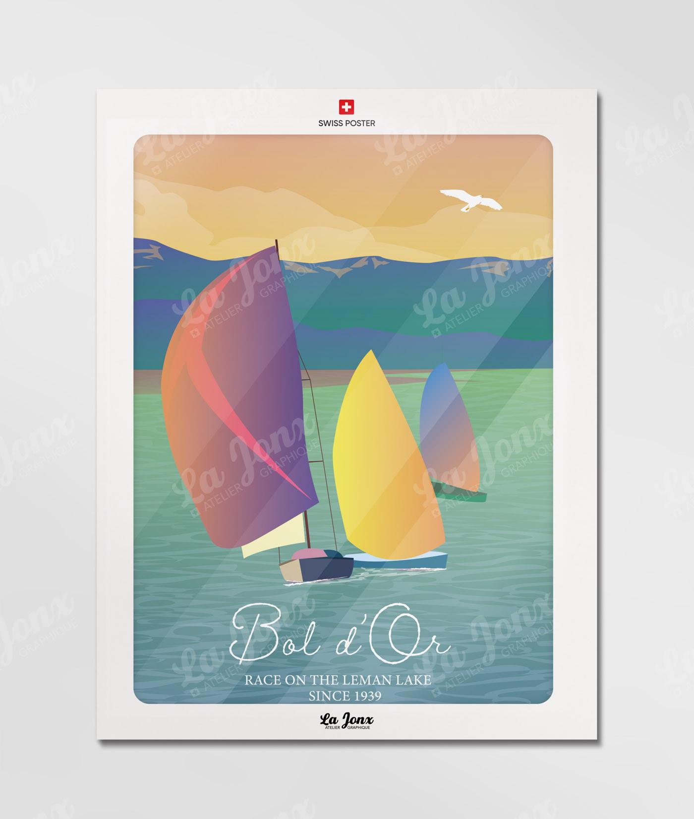 La-Jonx Bol d'Or 2023 - Course sur le Léman - Poster  