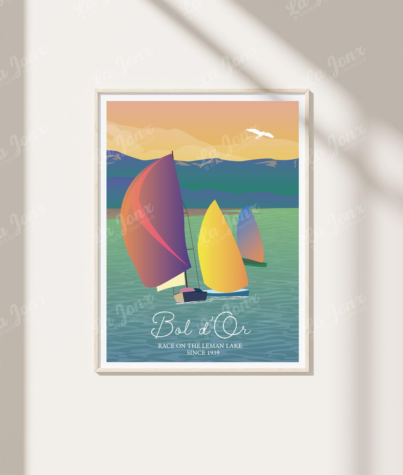 La-Jonx Bol d'Or 2023 - Course sur le Léman - Poster  