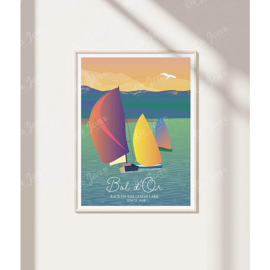 La-Jonx Bol d'Or 2023 - Course sur le Léman - Poster  