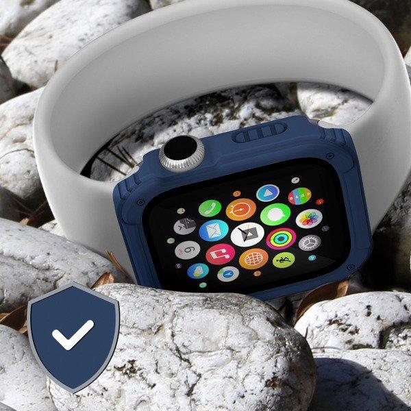 Avizar  Cover Apple Watch 3, 2 e 1 blu scuro 