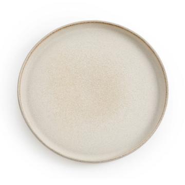 Lot de 4 assiettes plates en grès