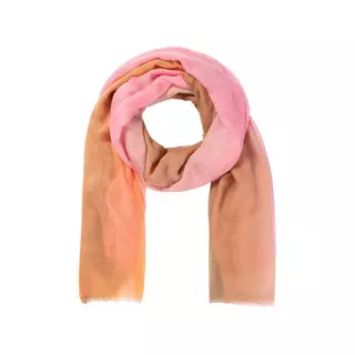 HALLHUBER Leichter Schal mit Dégradé-Muster  Pink