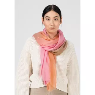 HALLHUBER Leichter Schal mit Dégradé-Muster  Pink