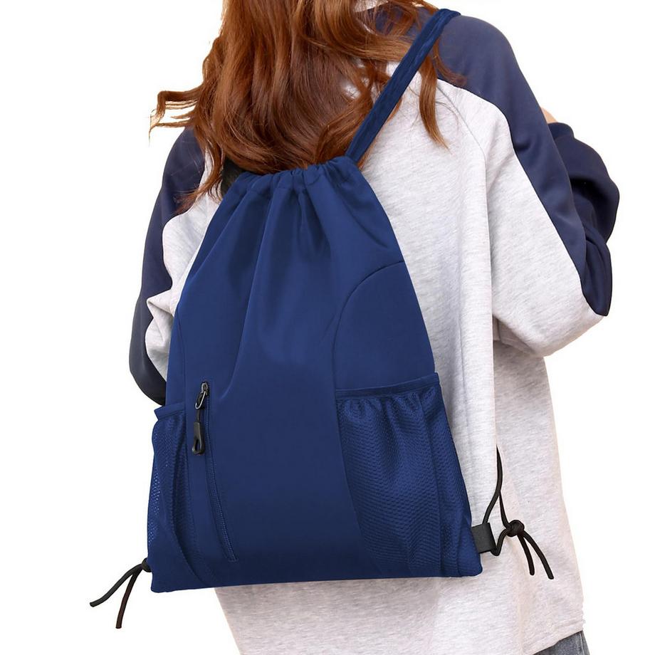 Only-bags.store  Sac à dos à cordon de serrage Sac de sport de grande capacité, sac de sport imperméable en nylon 