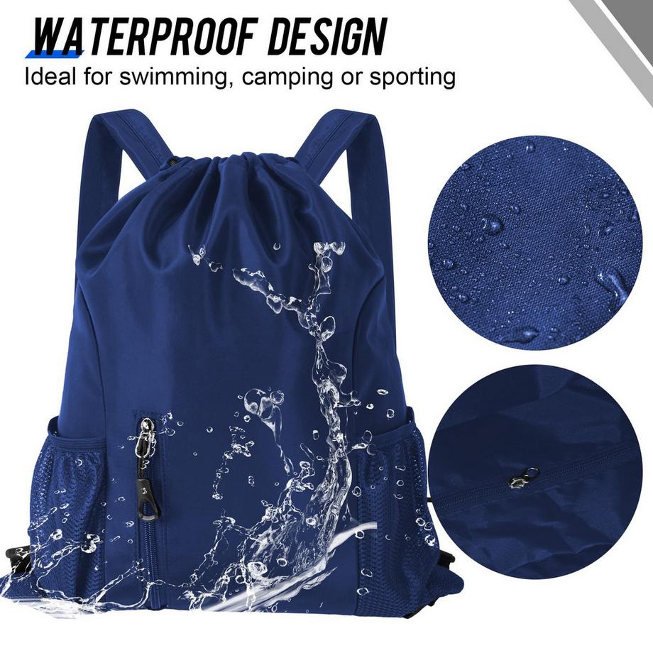 Only-bags.store  Sac à dos à cordon de serrage Sac de sport de grande capacité, sac de sport imperméable en nylon 