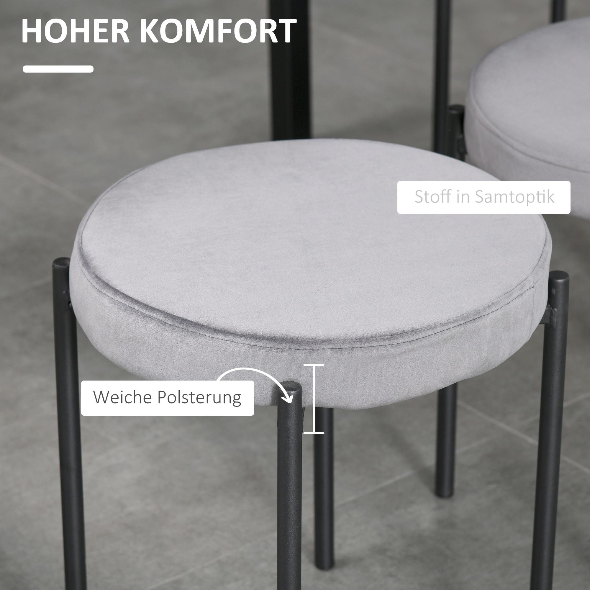 HOMCOM Esszimmerhocker  