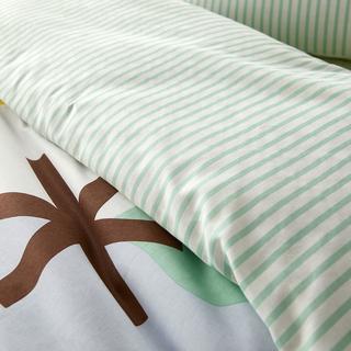 La Redoute Intérieurs Set biancheria da letto Olias 50% cotone riciclato  