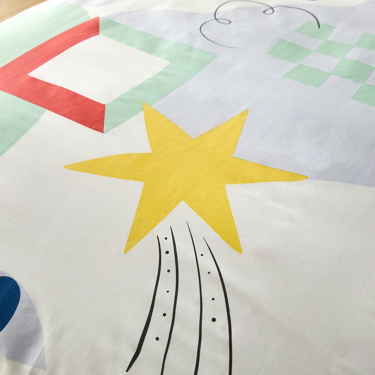 La Redoute Intérieurs Set biancheria da letto Olias 50% cotone riciclato  