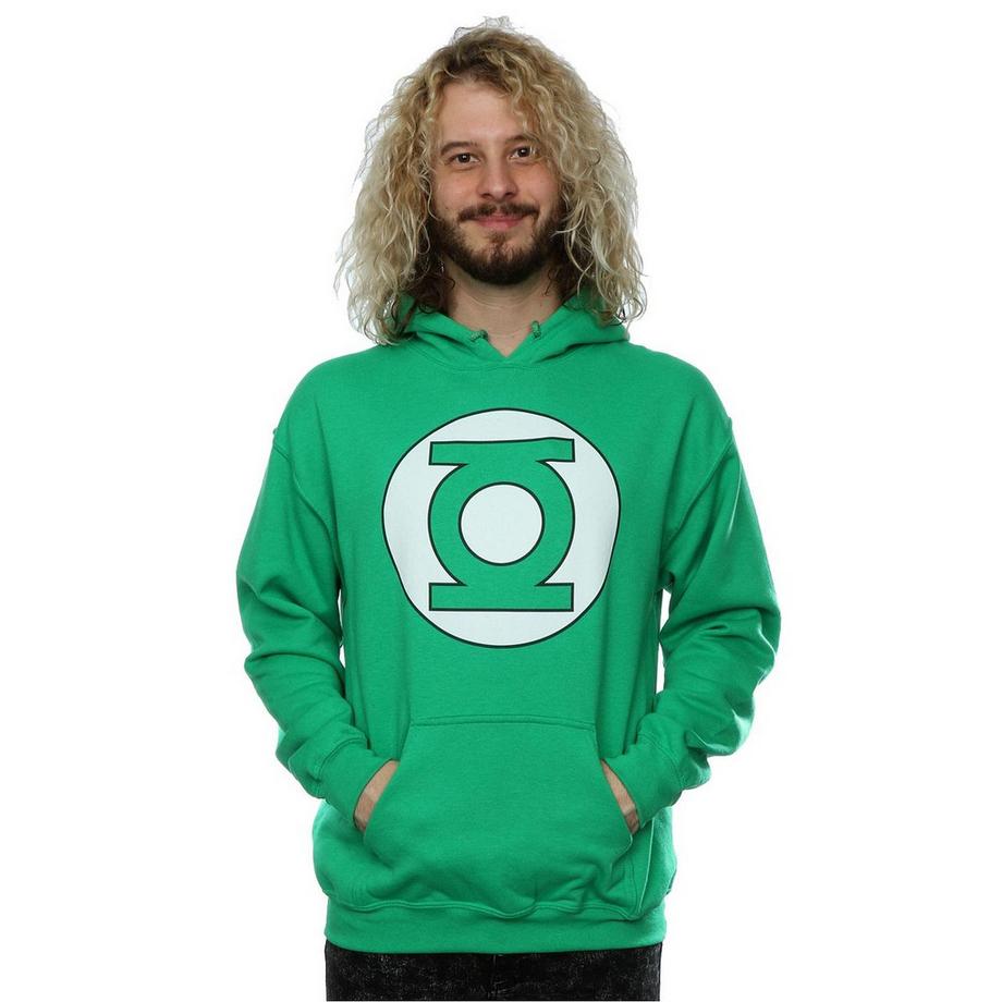 DC COMICS Green Lantern Logo Felpa con cappuccio  