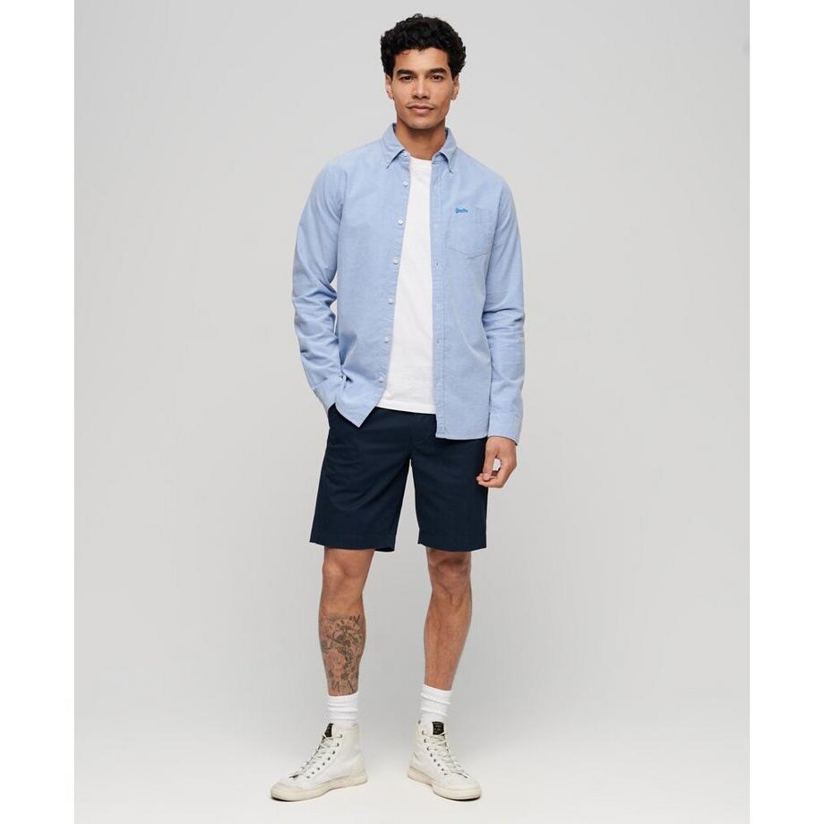 Superdry Coton Bio Oxford Chemise Manches Longues  