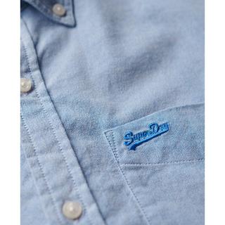 Superdry Bio-Baumwolle Oxford Langarmshirt  
