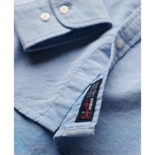 Superdry Bio-Baumwolle Oxford Langarmshirt  