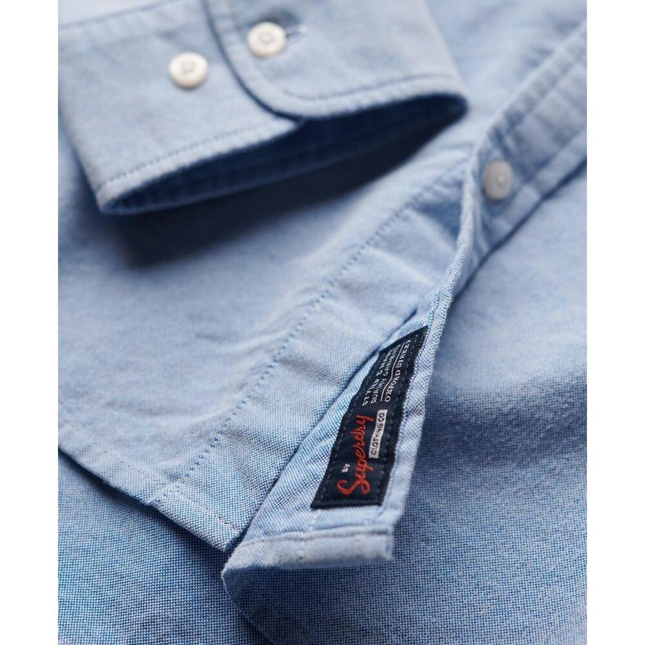 Superdry Coton Bio Oxford Chemise Manches Longues  
