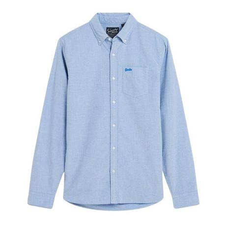 Superdry Bio-Baumwolle Oxford Langarmshirt  