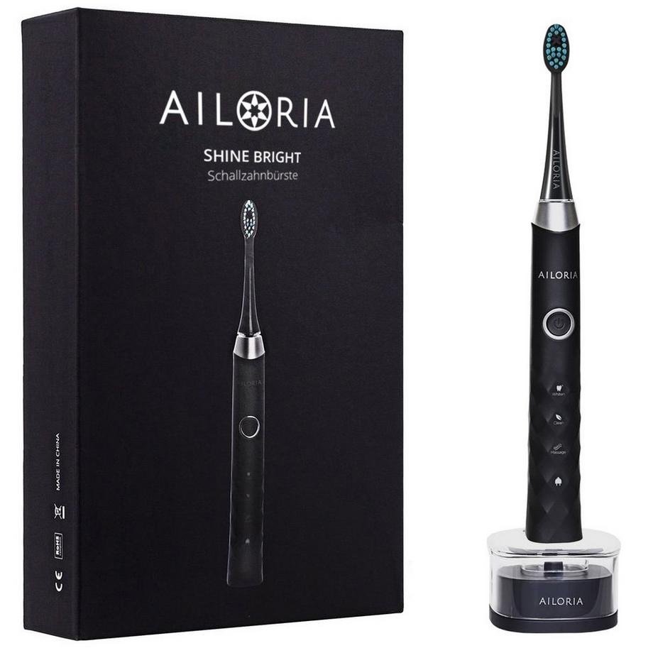 AILORIA SHINE BRIGHT SET USB-Schallzahnbürste  